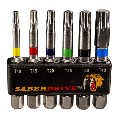 T-10 to T-40 SaberDrive Star Bit Set