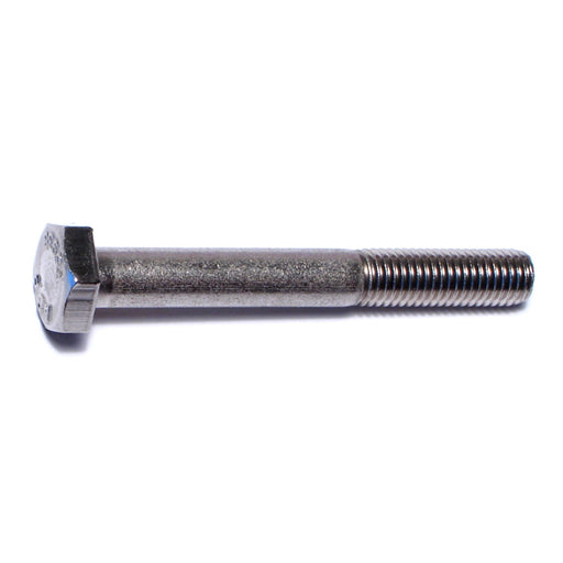 1/4"-28 x 2" 18-8 Stainless Steel Fine Thread Hex Cap Screws