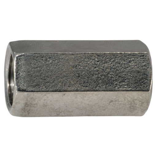 1/2"-20 x 1-3/4" 18-8 Stainless Steel Fine Thread Coupling Nuts