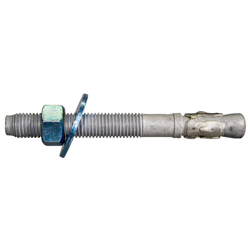 3/4"-10 x 7" Hot Dipped Galvanized Steel Coarse Thread Concrete Wedge Anchors