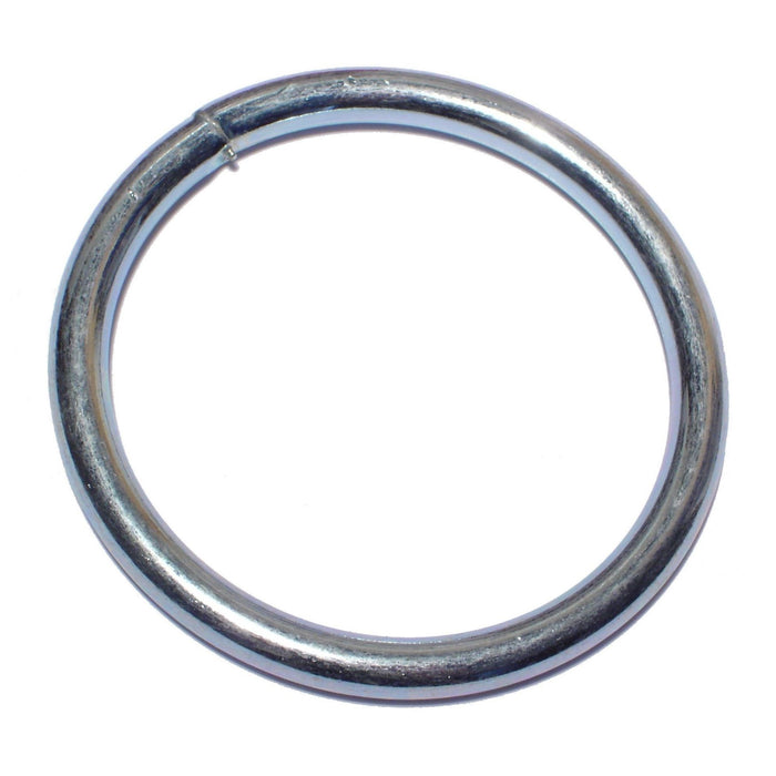 1/4" x 2-1/2" Zinc Plated Steel Welded Rings