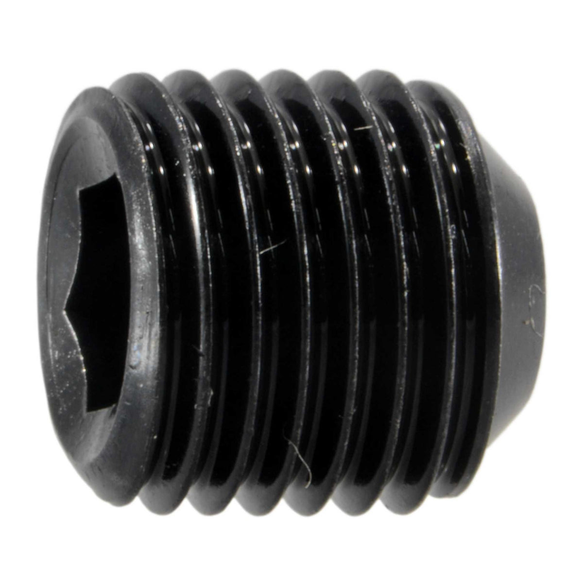 3/8"-24 x 3/8" Steel Fine Thread Hex Socket Headless Set Screws