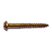 #12 x 2" Brass Slotted Round Head Wood Screws