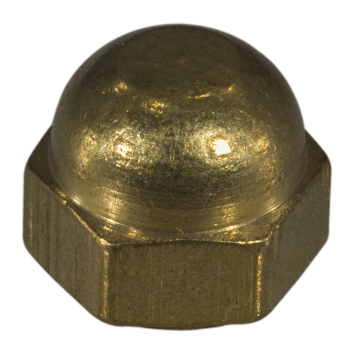 #8-32 Solid Brass Coarse Thread Acorn Cap Nuts — MonsterFastener