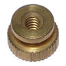 #6-32 Brass Coarse Thread Knurled Nuts