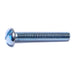 #12-24 x 1-1/2" Zinc Plated Steel Coarse Thread Slotted Round Head Machine Screws