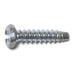 #4 x 1/2" Zinc Plated Steel Indented Hex Head Sheet Metal Screws