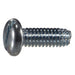 #8-32 x 1/2" Zinc Plated Steel Coarse Thread Slotted Pan Head Thread Cutting Screws