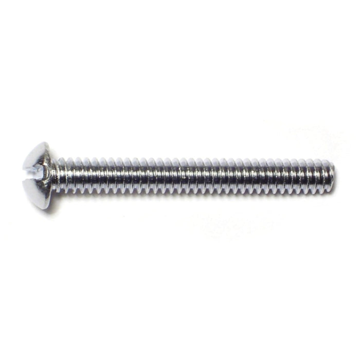 #10-24 x 1-1/2" Steel Coarse Thread Slotted Round Head Machine Screws