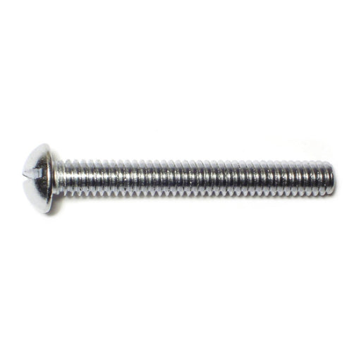 1/4"-20 x 2" Steel Coarse Thread Slotted Round Head Machine Screws