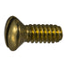 #6-32 x 3/8" Brass Coarse Thread Slotted Oval Head Machine Screws