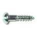 #8 x 3/4" Zinc Plated Steel Slotted Round Head Wood Screws