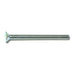 #8-32 x 2" Zinc Plated Steel Coarse Thread Slotted Flat Head Machine Screws