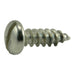 #4 x 3/8" Zinc Plated Steel Slotted Pan Head Sheet Metal Screws