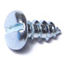 #8 x 3/8" Zinc Plated Steel Slotted Pan Head Sheet Metal Screws