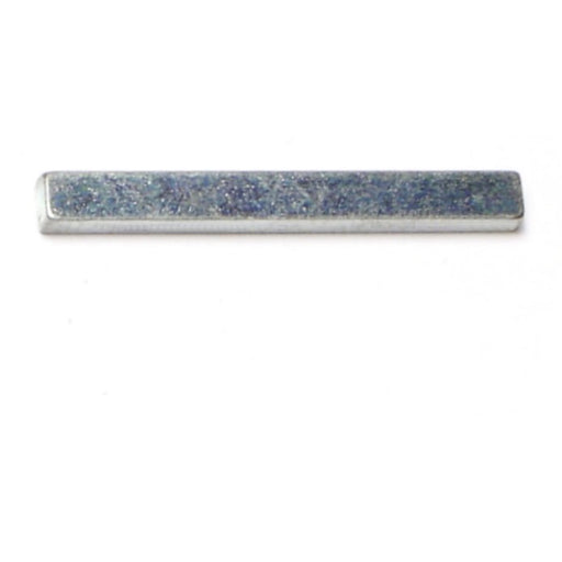 3/16" x 3/16" x 1-1/2" Zinc Plated Steel Square Machine Keys