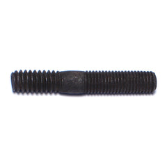 1/4"-20 x 1/4"-28 x 1-1/2" Zinc Plated Steel Fine Thread Automotive Studs