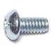 1/4"-20 x 1/2" Zinc Plated Steel Coarse Thread Phillips Round Head Machine Screws