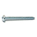 #6 x 1-1/2" Zinc Plated Steel Square Drive Pan Head Sheet Metal Screws