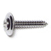 #8 x 1" Steel Phillips Oval Trim Washer Head Sheet Metal Screws