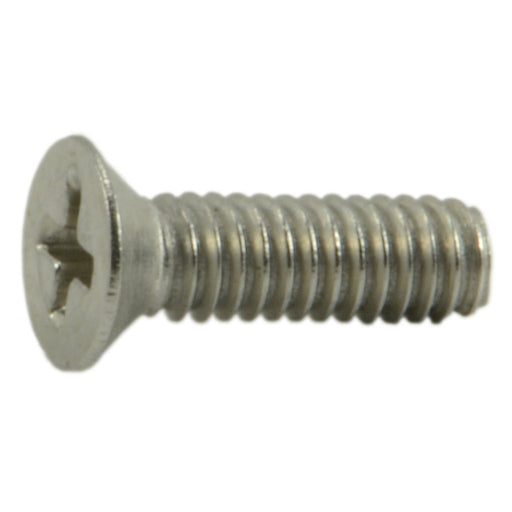 #1-72 x 1/4" 18-8 Stainless Steel Fine Thread Phillips Flat Head Miniature Machine Screws