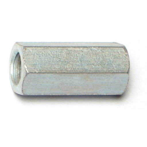 1/4"-20 x 7/8" Zinc Plated Steel Coarse Thread Rod Coupling Nuts