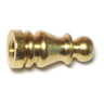 1/4 F x 1" Brass Finials
