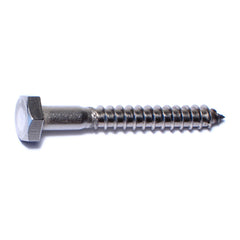 1/4" x 2" 18-8 Stainless Steel Hex Head Lag Screws