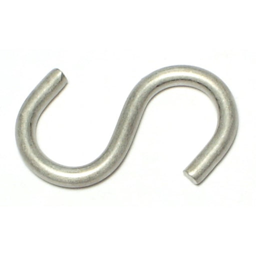 1/8" x 1-1/2" 18-8 Stainless Steel Medium Wire S Hooks