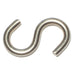3/16" x 1/2" x 1-3/4" 18-8 Stainless Steel Large Wire S Hooks