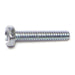 #6-32 x 3/4" Zinc Plated Steel Coarse Thread Slotted Indented Hex Head Machine Screws