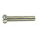 #8-32 x 1" Zinc Plated Steel Coarse Thread Slotted Indented Hex Head Machine Screws