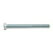 #8-32 x 2" Zinc Plated Steel Coarse Thread Slotted Indented Hex Head Machine Screws