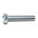 #10-32 x 1" Zinc Plated Steel Fine Thread Slotted Indented Hex Head Machine Screws