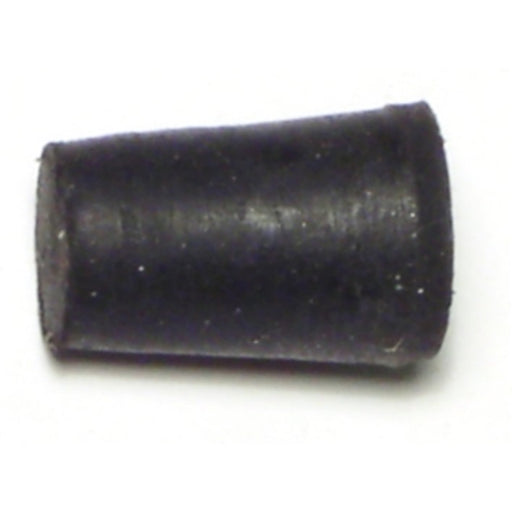 5/16" x 1/2" x 13/16" #000 Black Rubber Stoppers