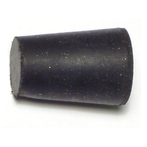 3/8" x 9/16" x 1" #00 Black Rubber Stoppers