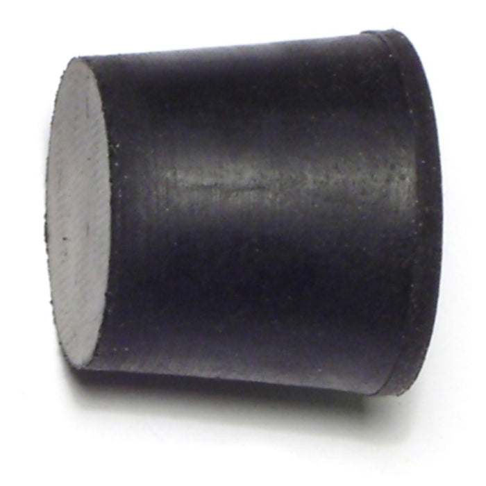 1.1" x 15/16" x 1" #5-1/2 Black Rubber Stoppers