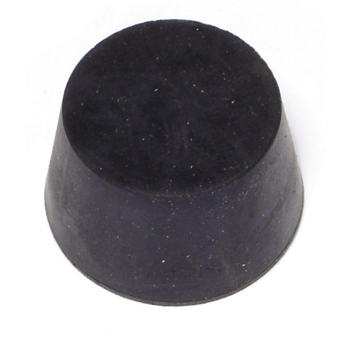 1.6" x 1-5/16" x 1" #8 Black Rubber Stoppers