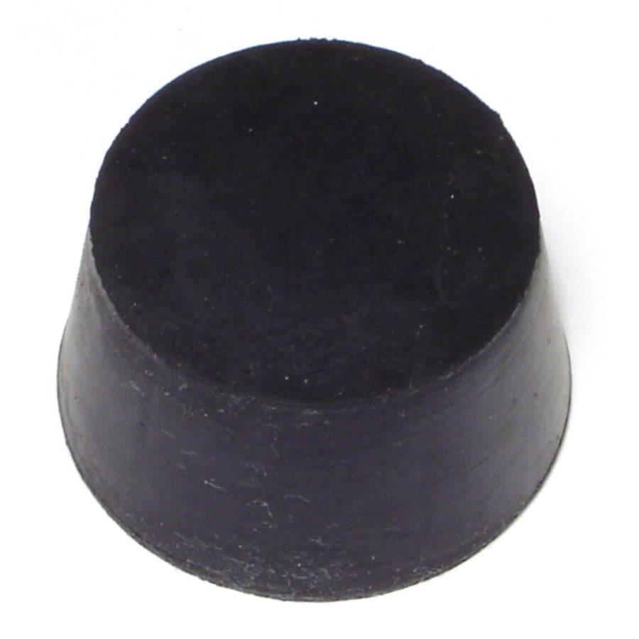 1.7" x 1-7/16" x 1" #9 Black Rubber Stoppers