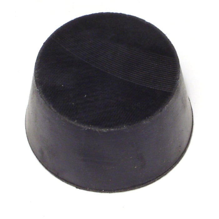 1.8" x 1-1/2" x 1" #9-1/2 Black Rubber Stoppers