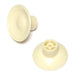 1-3/4" Ivory Colored Plastic Door Knobs