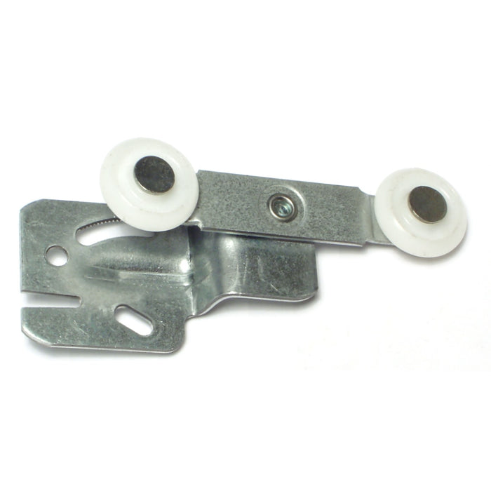 1/2" Zinc Plated Steel Offset Side Double Wheel Hangers