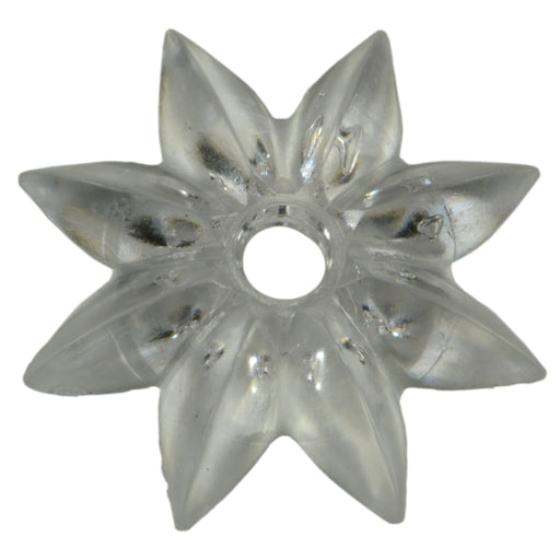 1" Clear Plastic Rosette Mirror Hardware