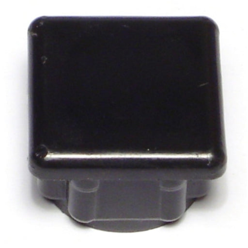 1" x 7/8" Black Plastic Furniture Tips