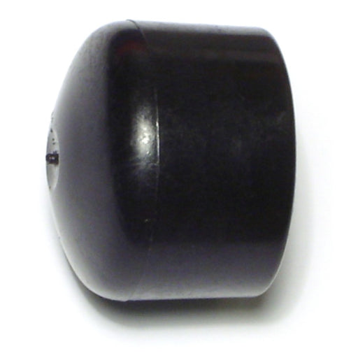 1-1/8" Black Plastic Round Outside Furniture Caps