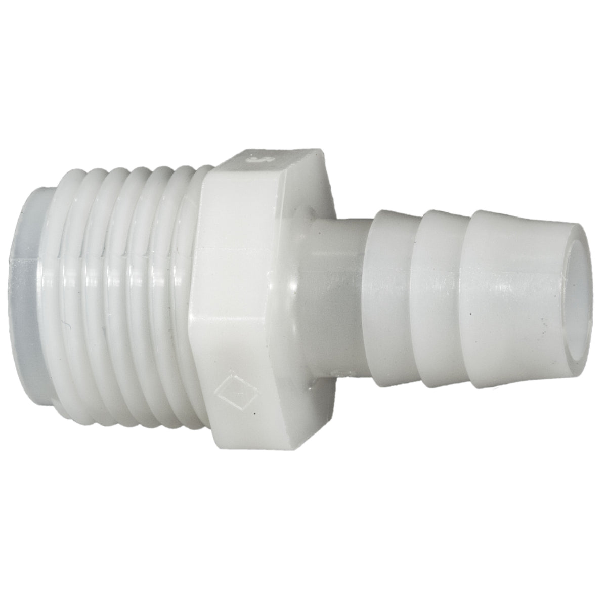 1/2" x 1/2MIP Nylon Plastic Hose Barbs