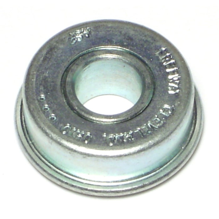 7/16" x 1-1/8" Zinc Plated Steel Flange Bearings