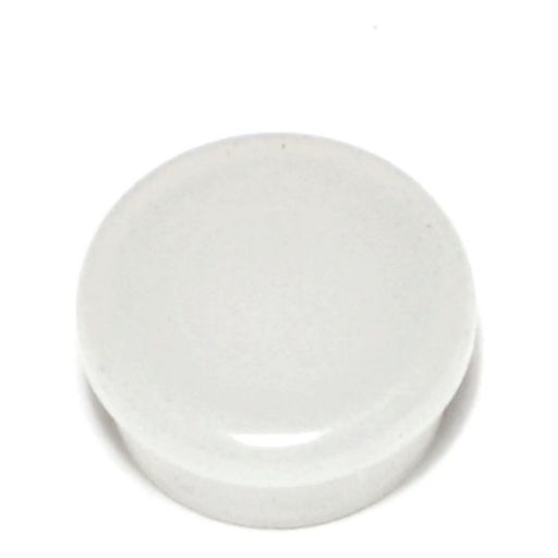 1" White Plastic Inside Round Caps