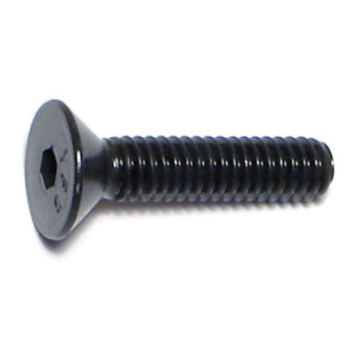 #8-32 x 3/4" Plain Steel Coarse Thread Flat Head Socket Cap Screws