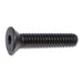 #10-24 x 1" Plain Steel Coarse Thread Flat Head Socket Cap Screws